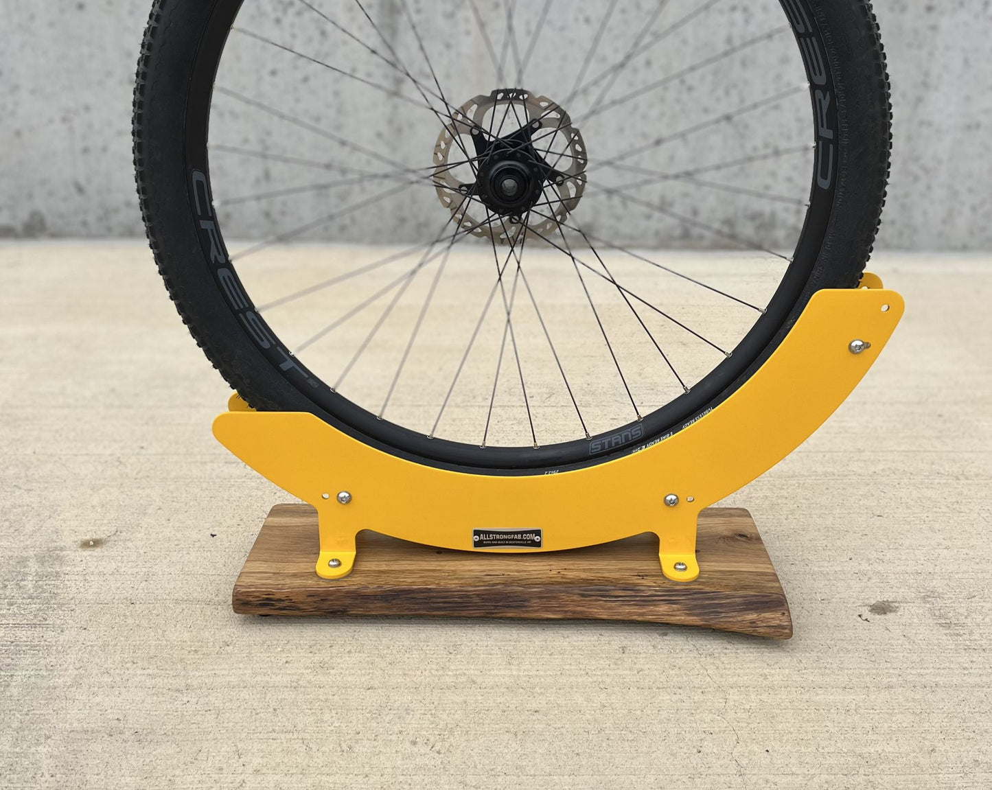 Custom live edge hard wood base